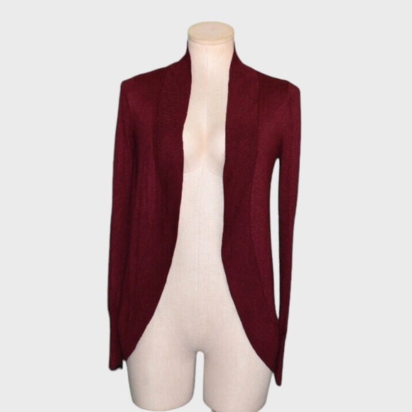 A New Day Burgundy Cardigan - Picture 6 of 6